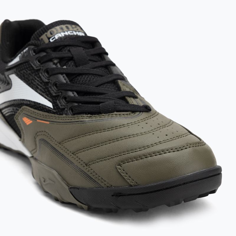 Scarpe da calcio Joma Cancha TF da uomo, color kaki 7