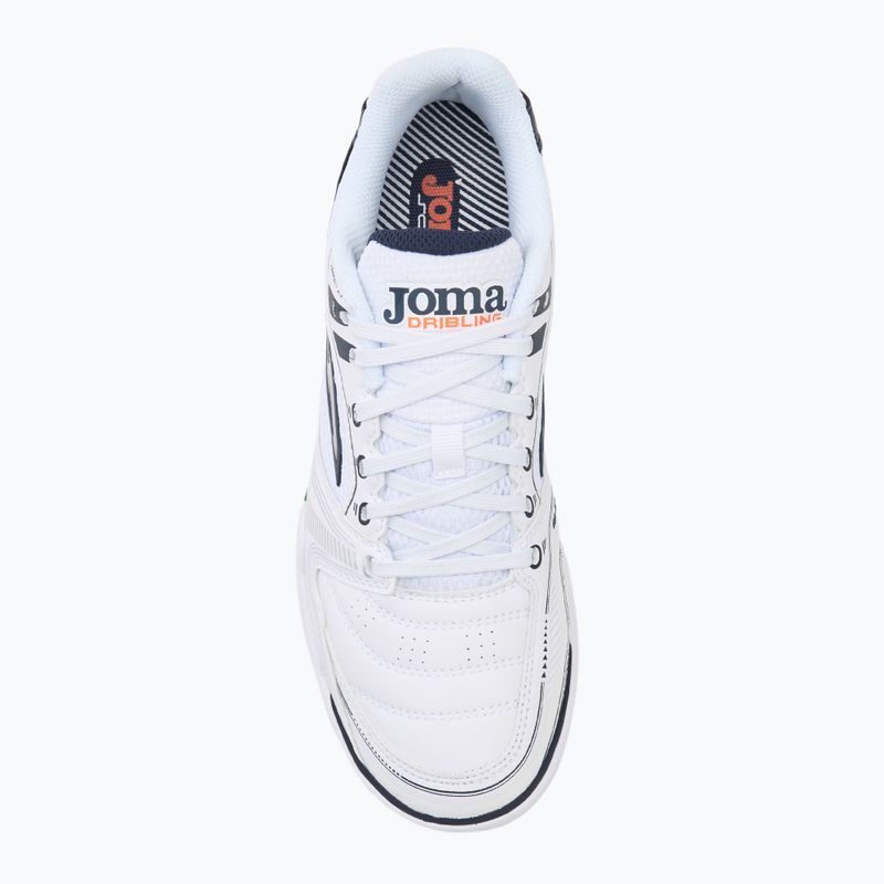 Scarpe da calcio da uomo Joma Dribling IN bianco 5