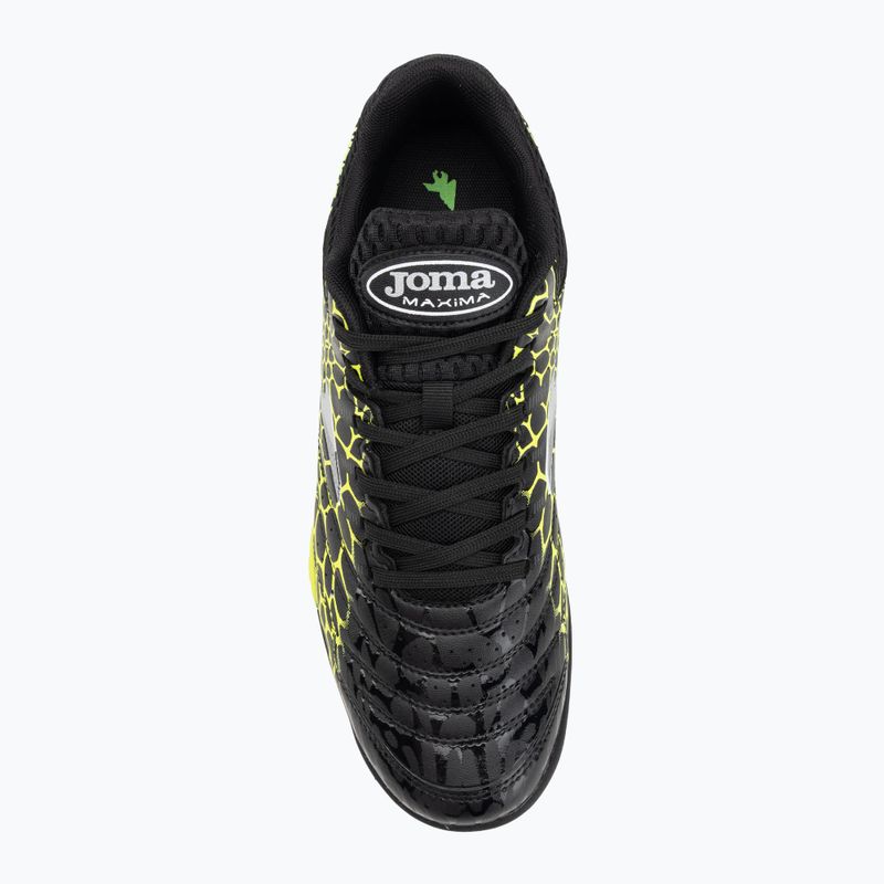 Scarpe da calcio Joma Maxima TF da uomo, nero 5