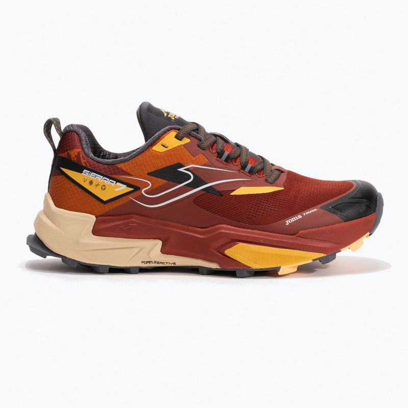 Scarpe da corsa Joma Sierra maroon da uomo 8