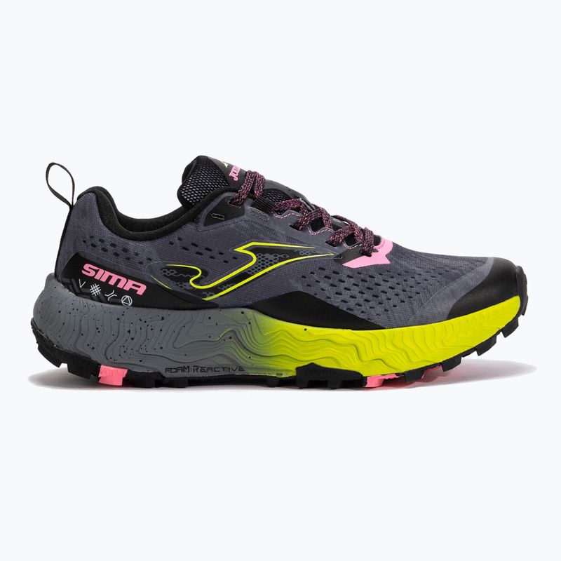 Scarpe da corsa da donna Joma Sima Lady nero / grigio 8