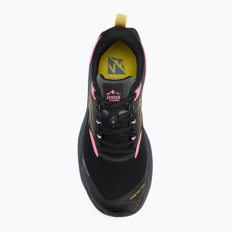 Scarpe da corsa da donna Joma Sierra Lady nero/rosa 5