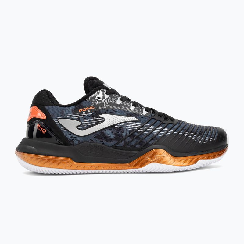 Scarpe da tennis da uomo Joma Point C nero 2