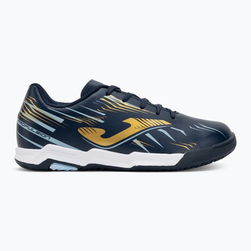 Scarpe da calcio Joma Propulsion Jr IN blu navy per bambini 2