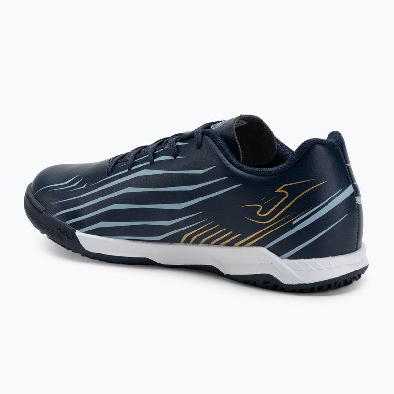 Scarpe da calcio Joma Propulsion Jr IN blu navy per bambini 3