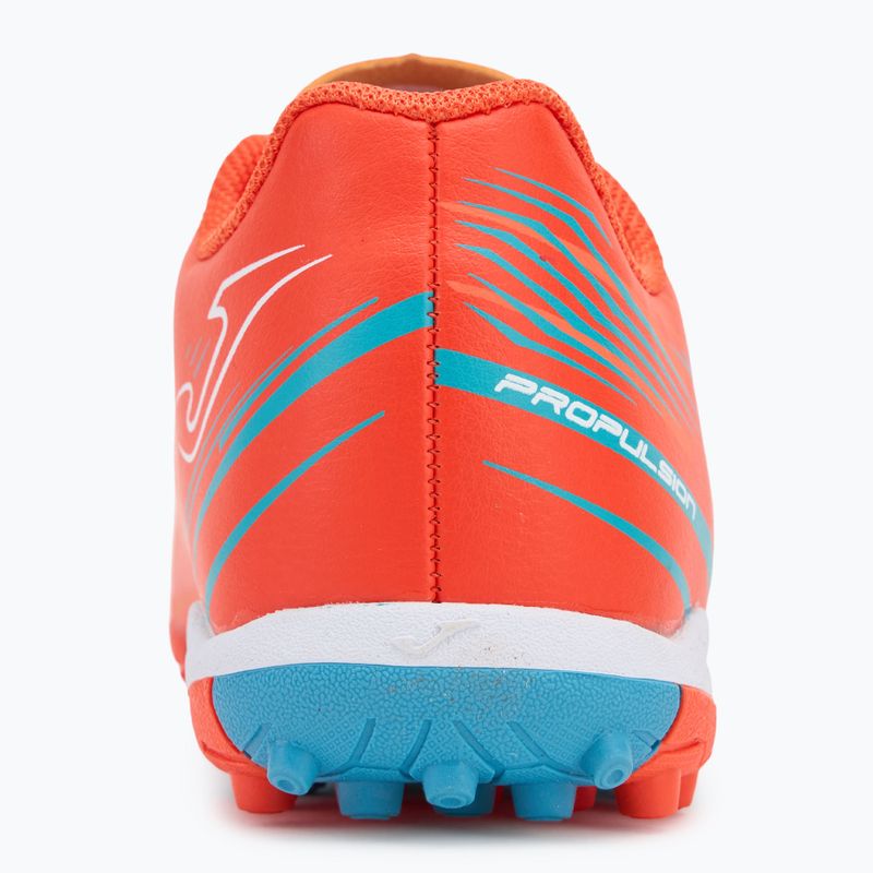 Scarpe da calcio Joma Propulsion Jr TF per bambini, arancione 6
