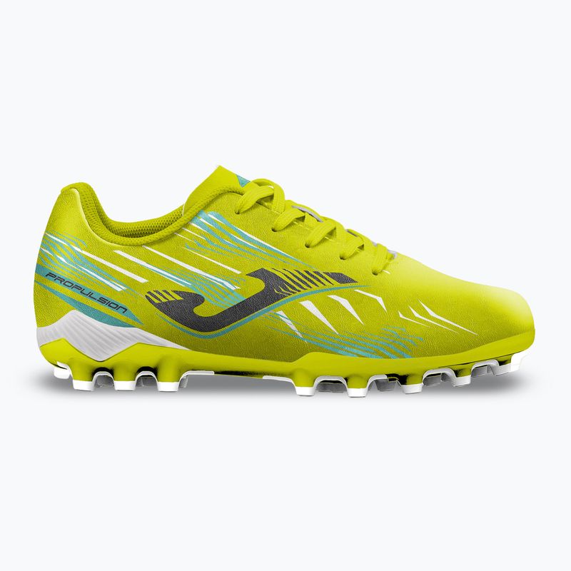 Scarpe da calcio Joma Propulsion Jr TF da bambino giallo fluoro 8