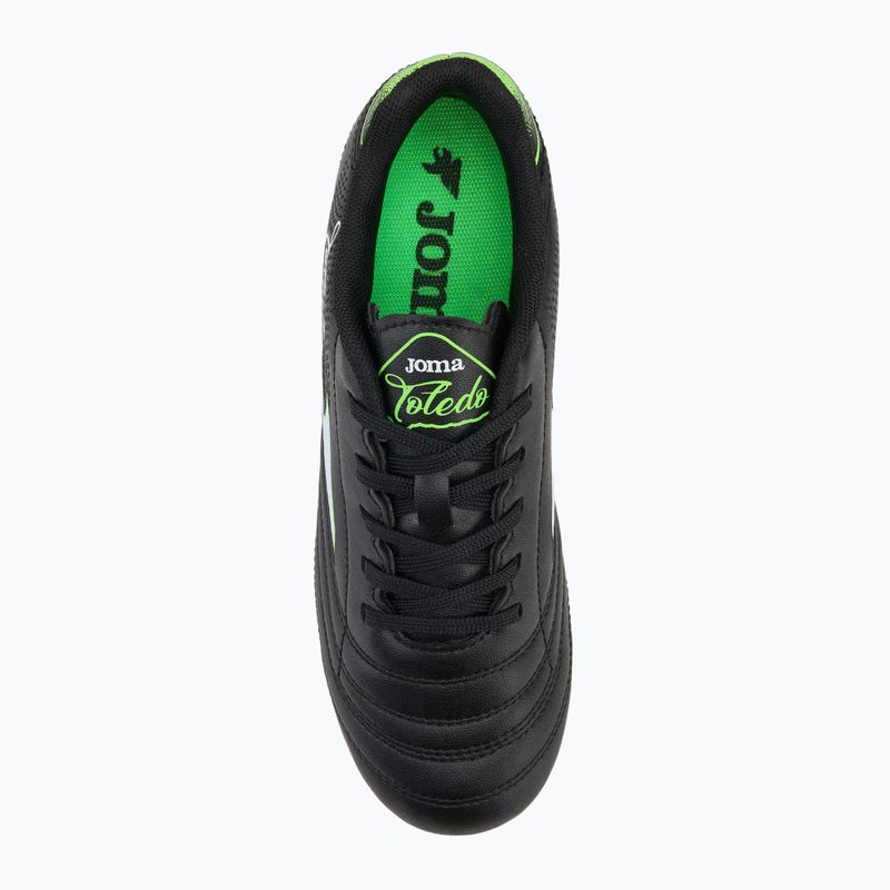 Scarpe da calcio per bambini Joma Toledo Jr FG nere 5