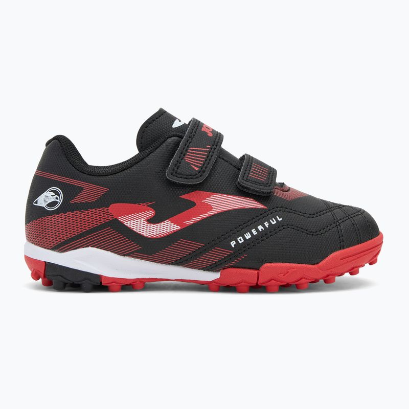 Scarpe da calcio Joma Powerful Jr TF per bambini, nero 2