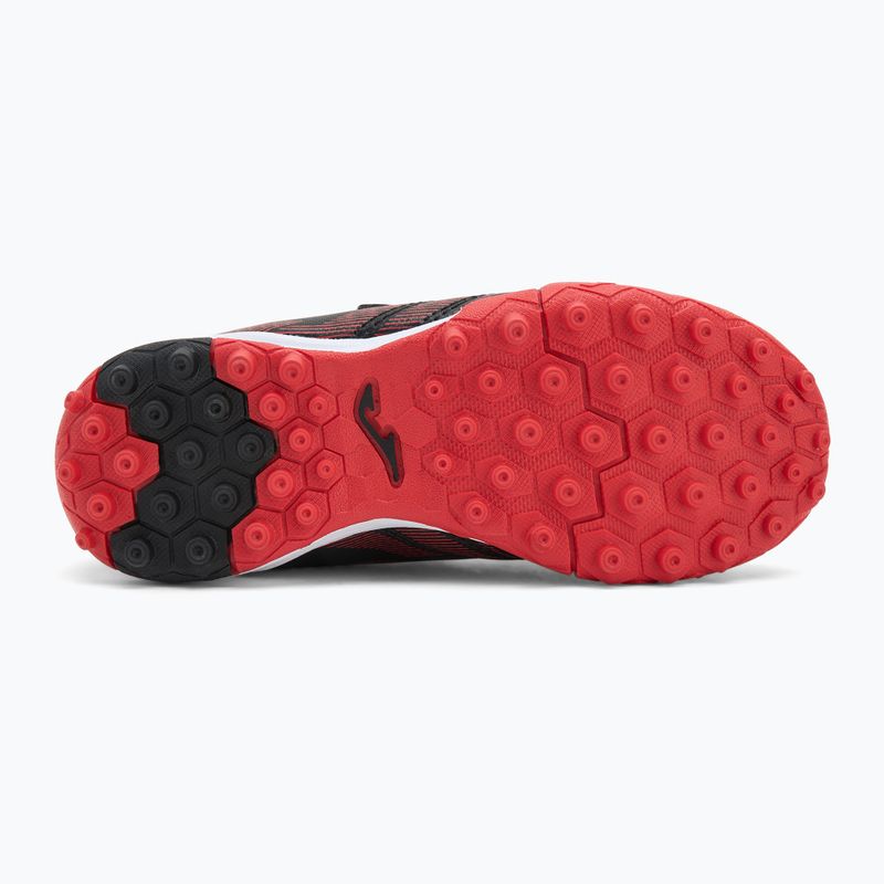 Scarpe da calcio Joma Powerful Jr TF per bambini, nero 4
