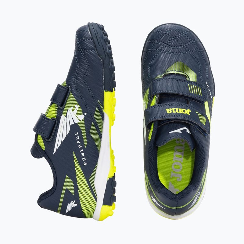 Scarpe da calcio Joma Powerful Jr TF per bambini blu navy 12
