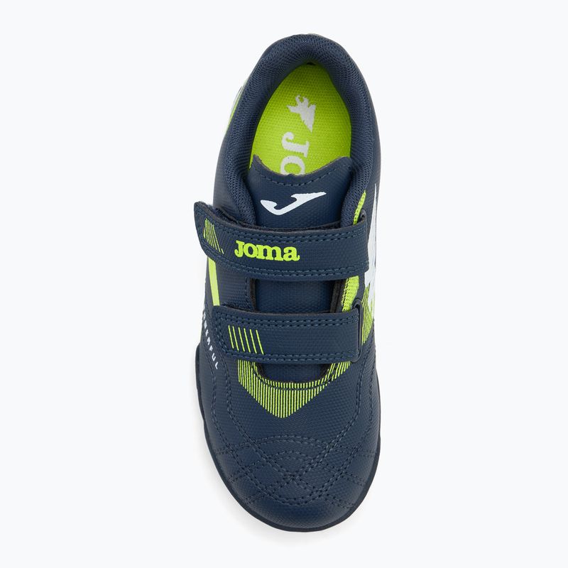 Scarpe da calcio Joma Powerful Jr TF per bambini blu navy 5
