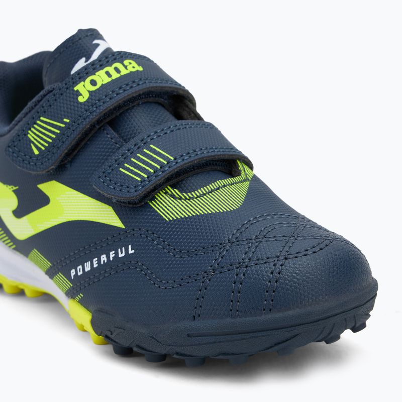 Scarpe da calcio Joma Powerful Jr TF per bambini blu navy 7