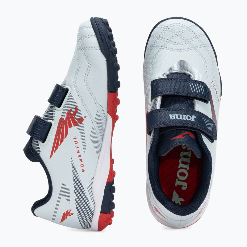 Scarpe da calcio Joma Powerful Jr TF da bambino blu 12