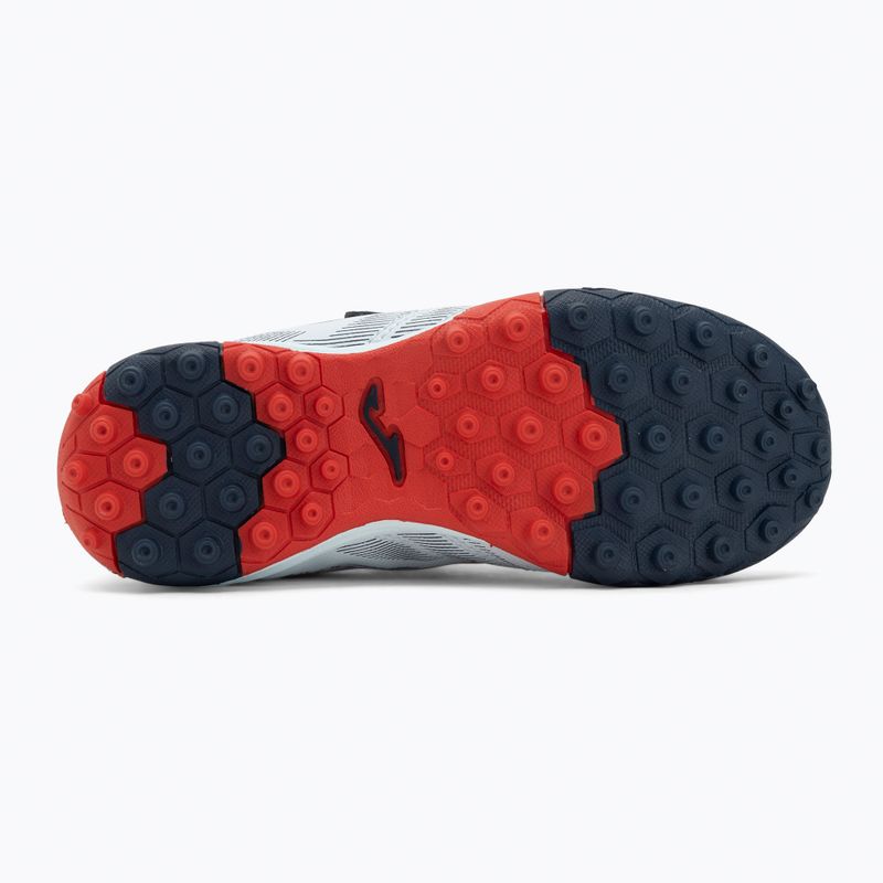 Scarpe da calcio Joma Powerful Jr TF da bambino blu 4