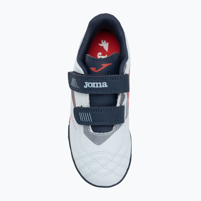 Scarpe da calcio Joma Powerful Jr TF da bambino blu 5