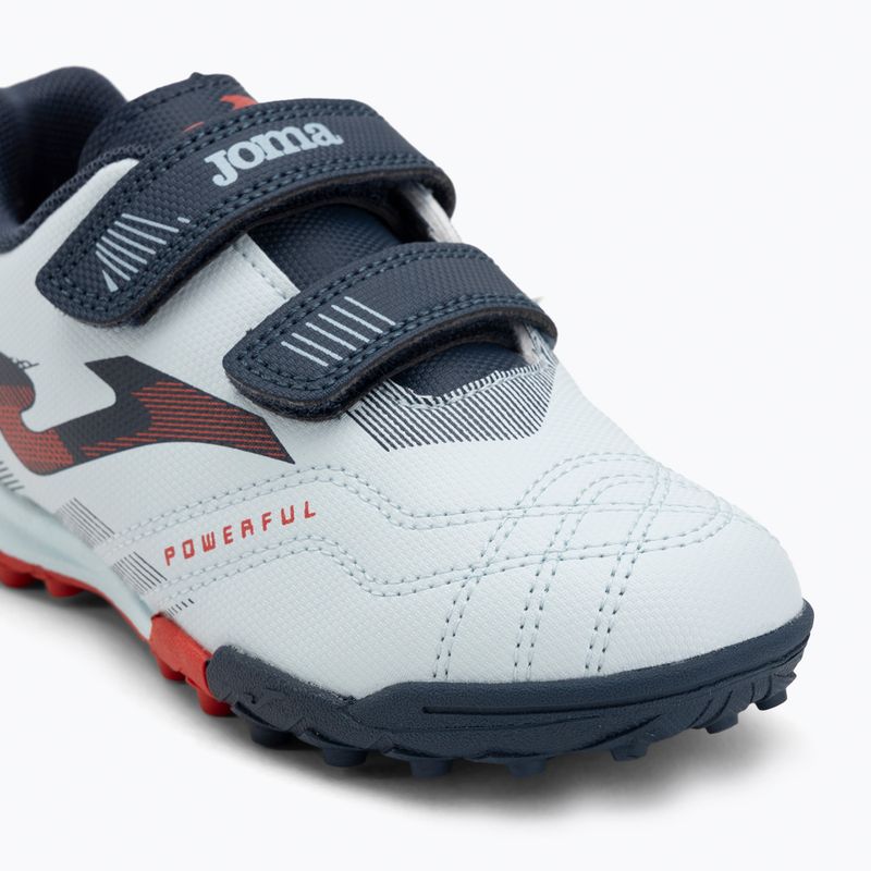 Scarpe da calcio Joma Powerful Jr TF da bambino blu 7