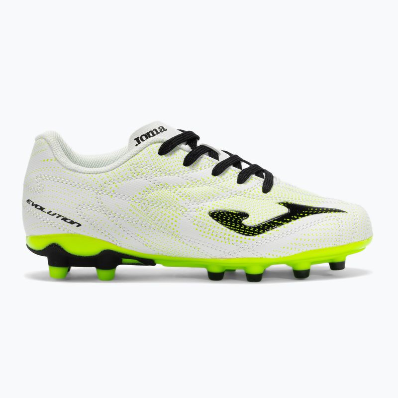 Scarpe da calcio per bambini Joma Evolution Jr FG bianche 8