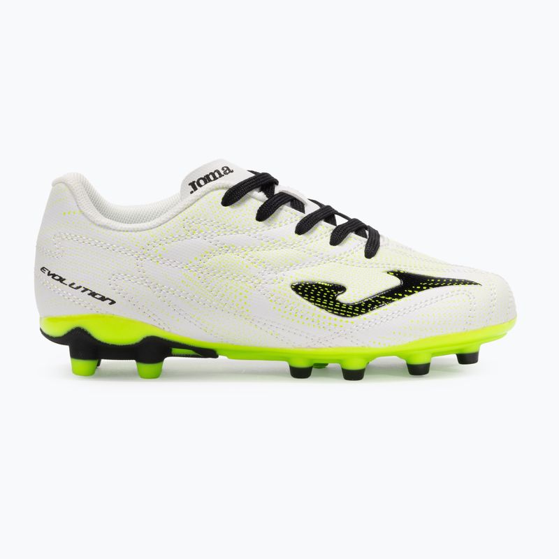 Scarpe da calcio per bambini Joma Evolution Jr IN bianche 8