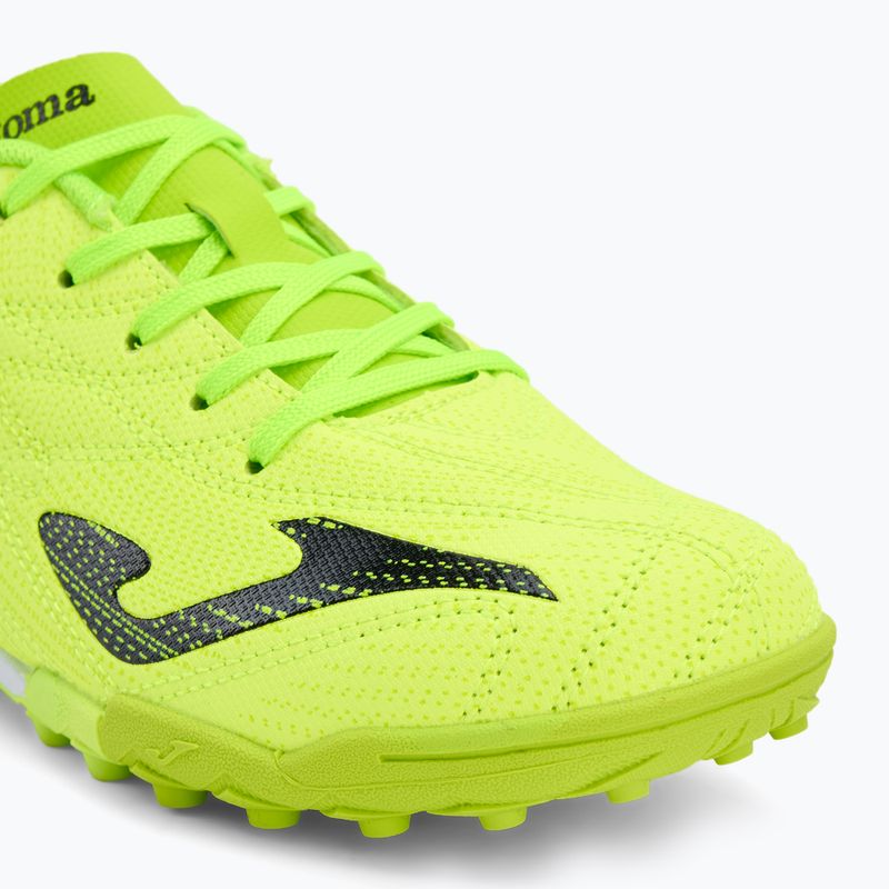 Scarpe da calcio per bambini Joma Evolution Jr TF fluor green 7