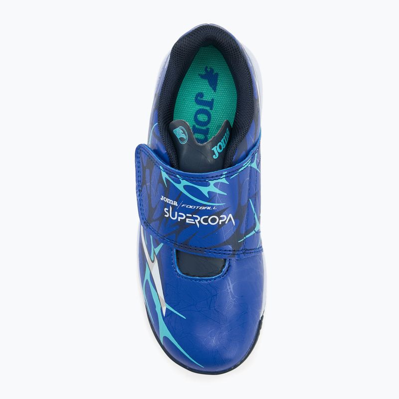 Scarpe da calcio Joma Super Copa Jr per bambini blu royal 5