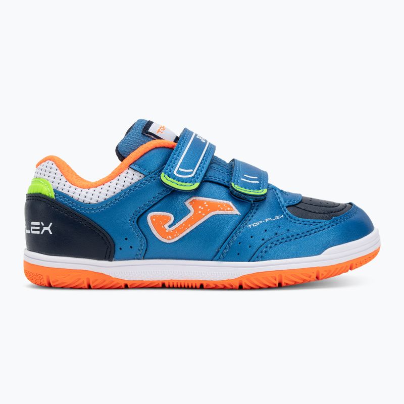 Scarpe da calcio per bambini Joma Top Flex Jr IN royal/blue 2