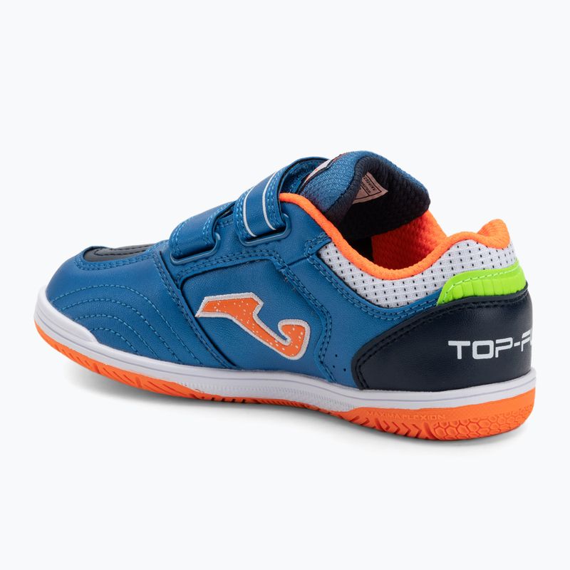 Scarpe da calcio per bambini Joma Top Flex Jr IN royal/blue 3