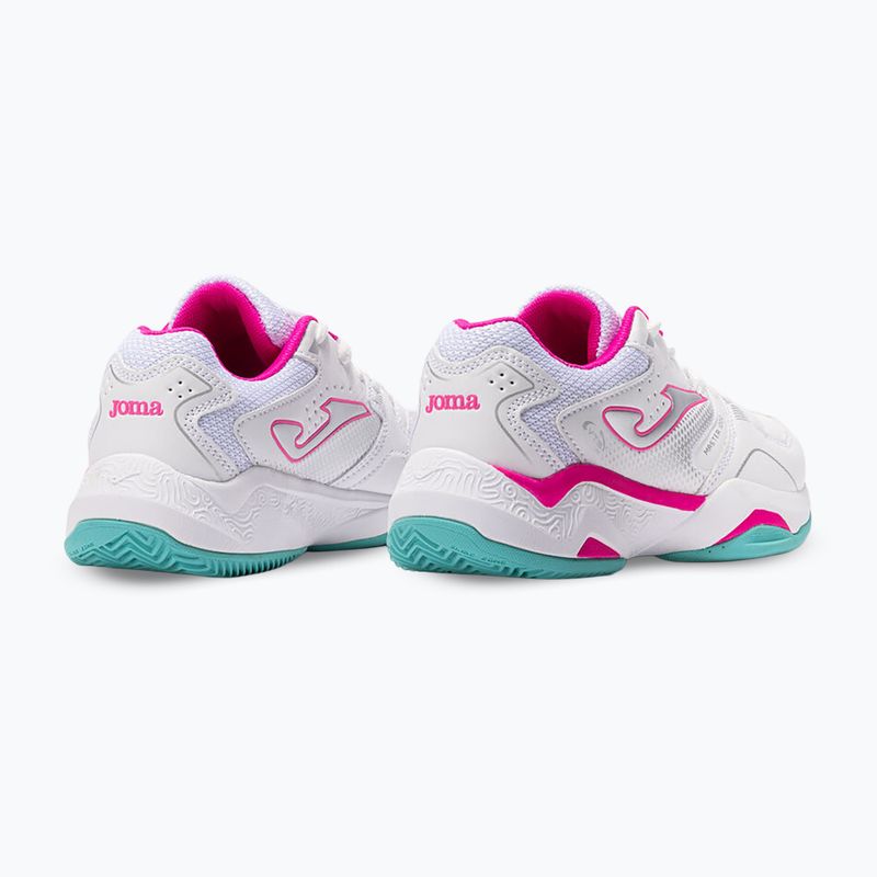 Scarpe da tennis per bambini Joma Master JR 1000 C white/fuchsia 3