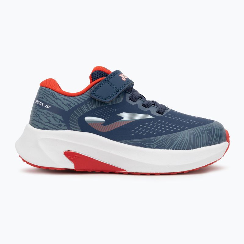 Scarpe da corsa per bambini Joma Fenix blu navy/rosso 2