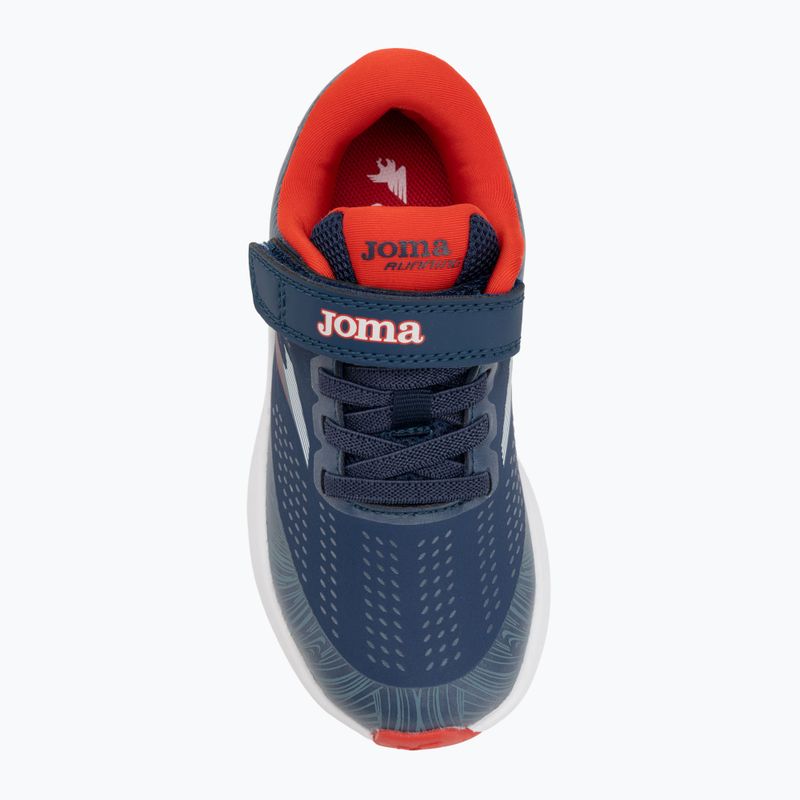 Scarpe da corsa per bambini Joma Fenix blu navy/rosso 5