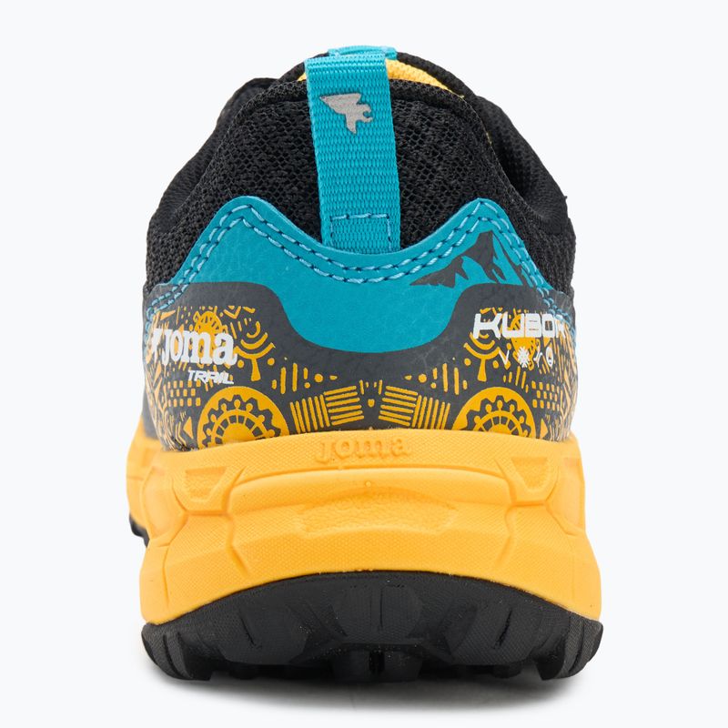 Scarpe da corsa per bambini Joma Kubor nero/arancione 6