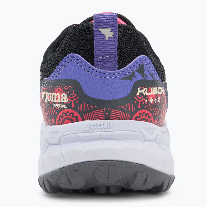Scarpe da corsa per bambini Joma Kubor nero/viola 6