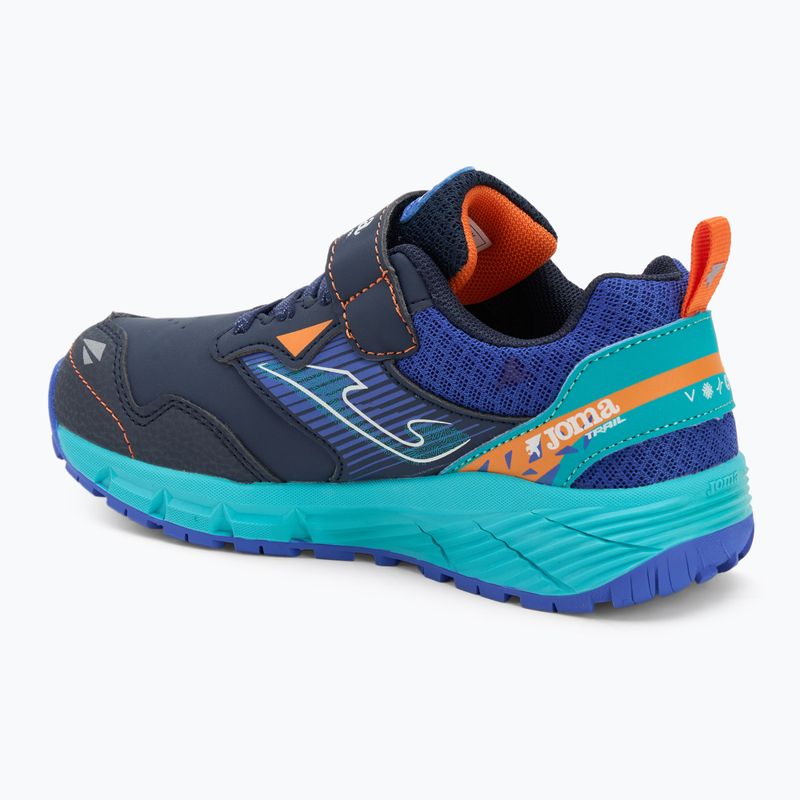 Scarpe da corsa Joma Tundra Jr per bambini blu navy/arancio 3