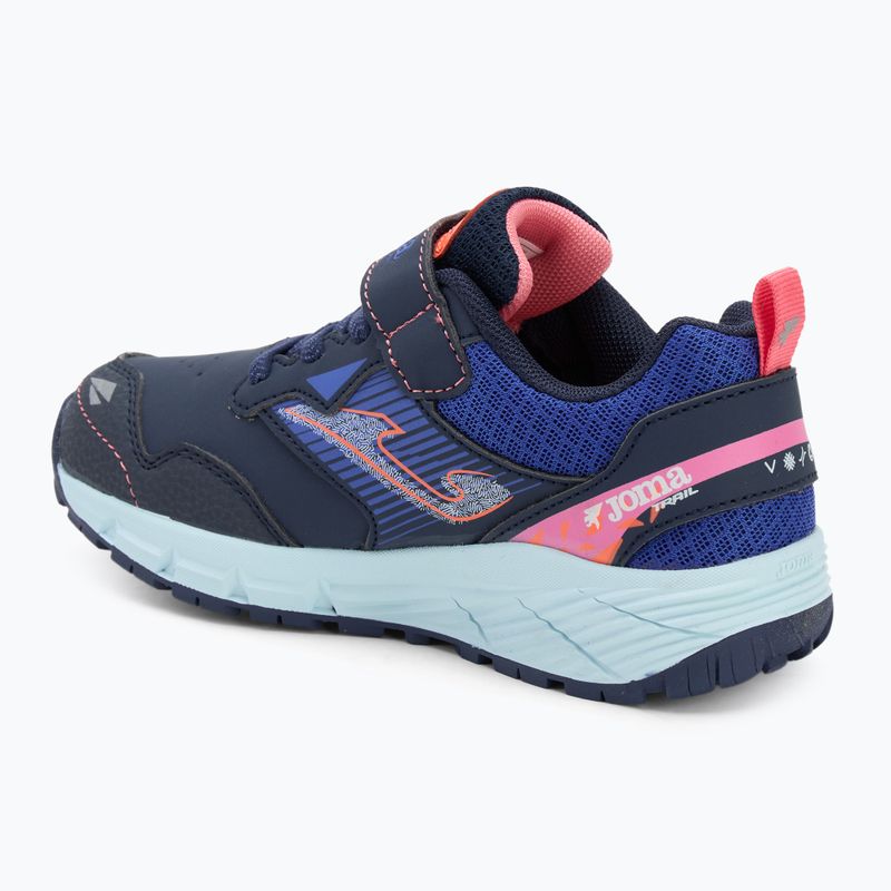 Scarpe da corsa Joma Tundra Jr per bambini blu navy/rosa 3