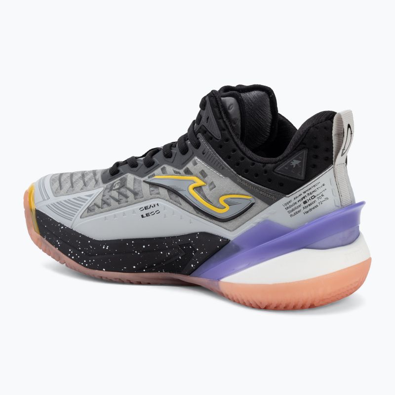 Scarpe da basket da uomo Joma Lithium grigio 3