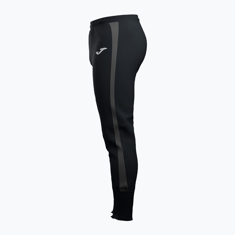 Pantaloni da tennis Joma Challenge da uomo nero/grigio scuro 3