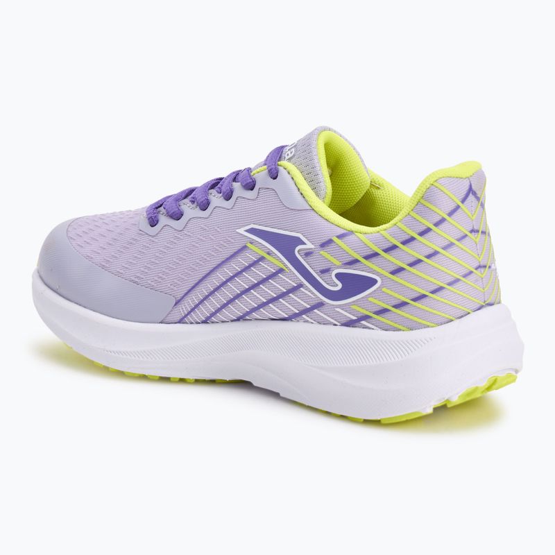 Scarpe da corsa Joma Super Cross viola per bambini 3