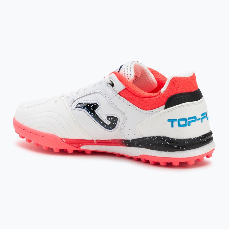 Scarpe da calcio Joma Top Flex Rebound TF uomo bianco / fluor coral 3