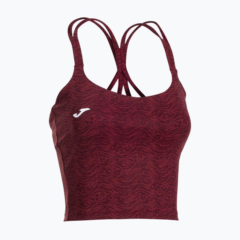 Maglietta da tennis da donna Joma Challenge Top W burgundy 3