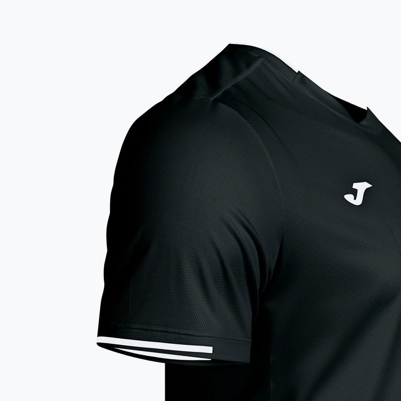 Maglietta da tennis da uomo Joma Torneo black 6