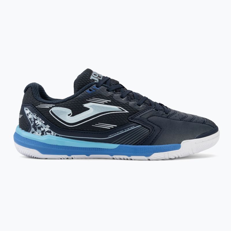 Scarpe da calcio da uomo Joma League 5 IN navy/blue 2