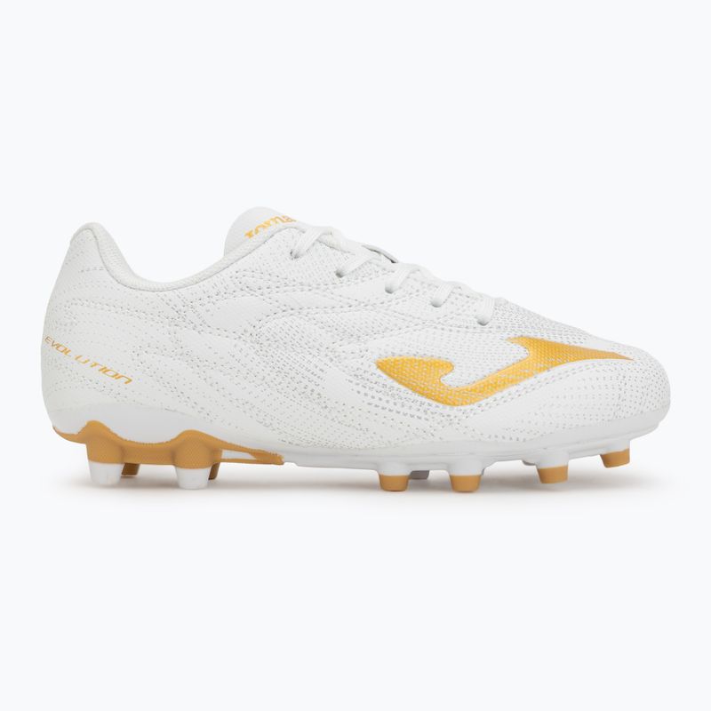 Scarpe da calcio per bambini Joma Evolution Jr 2602 FG white 2