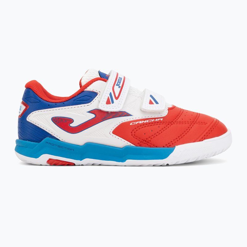 Scarpe da calcio per bambini Joma Cancha Jr IN red 2