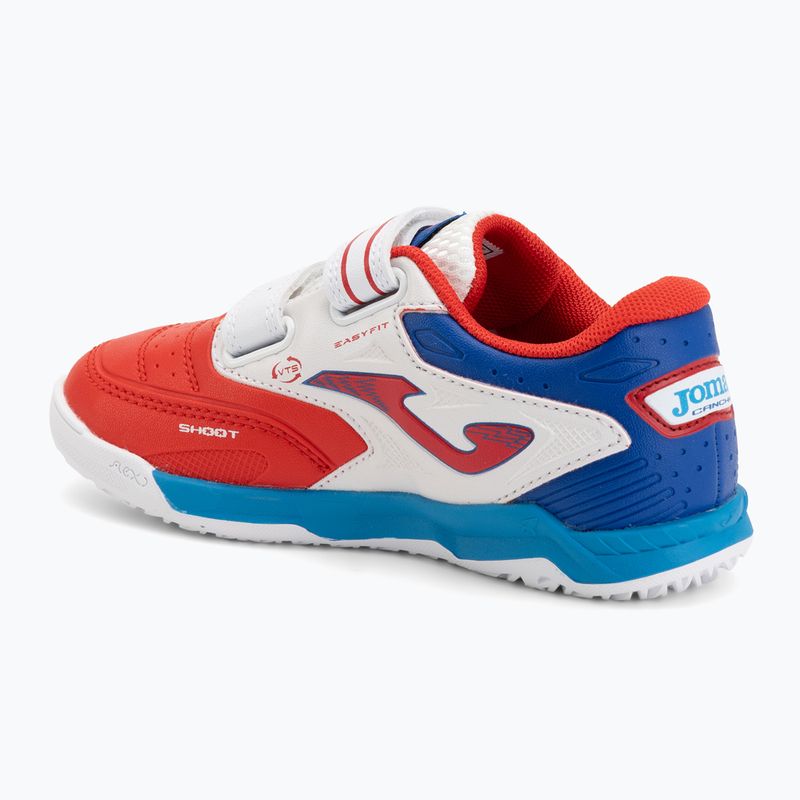 Scarpe da calcio per bambini Joma Cancha Jr IN red 3