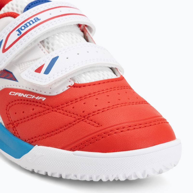 Scarpe da calcio per bambini Joma Cancha Jr IN red 7
