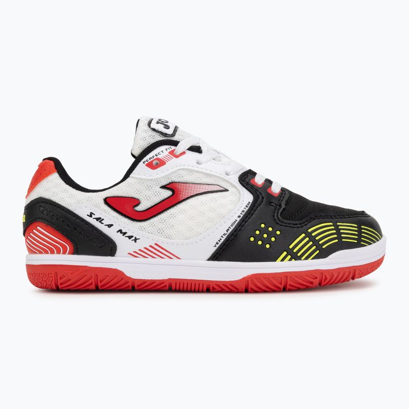 Scarpe da calcio per bambini Joma Sala Max Jr IN white/black 2