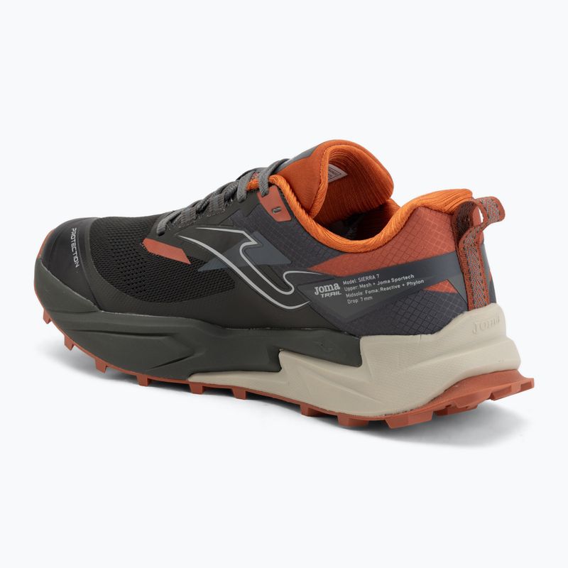 Scarpe da running da uomo Joma Sierra black/orange 3
