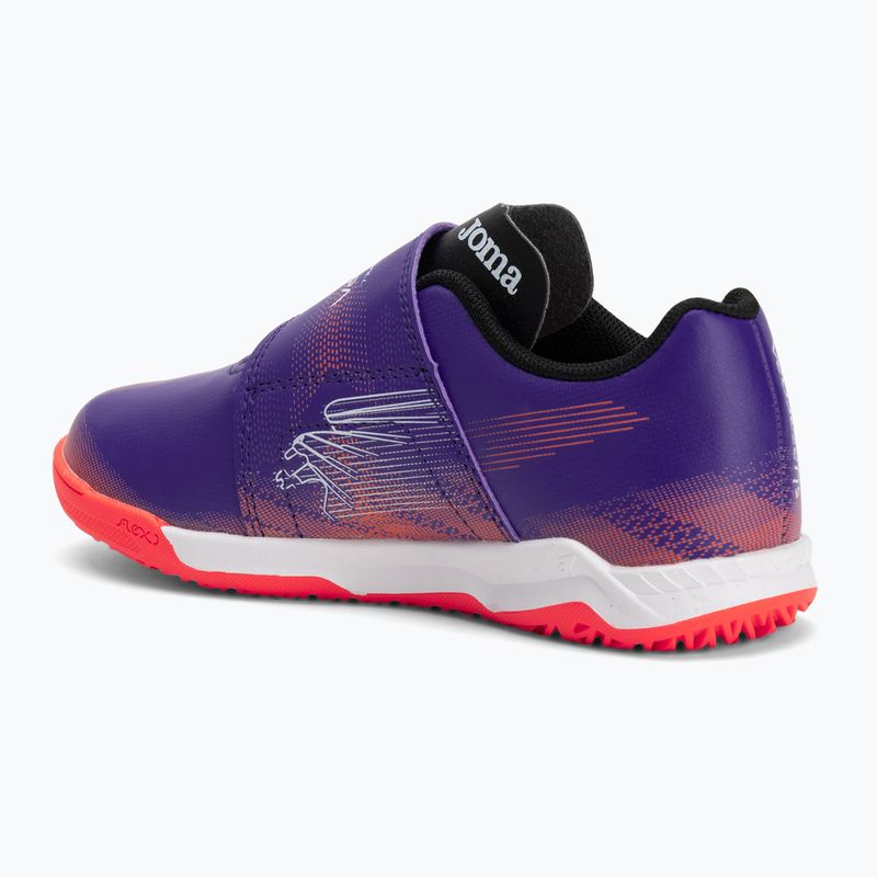 Scarpe da calcio per bambini Joma Supercopa Jr IN purple 3