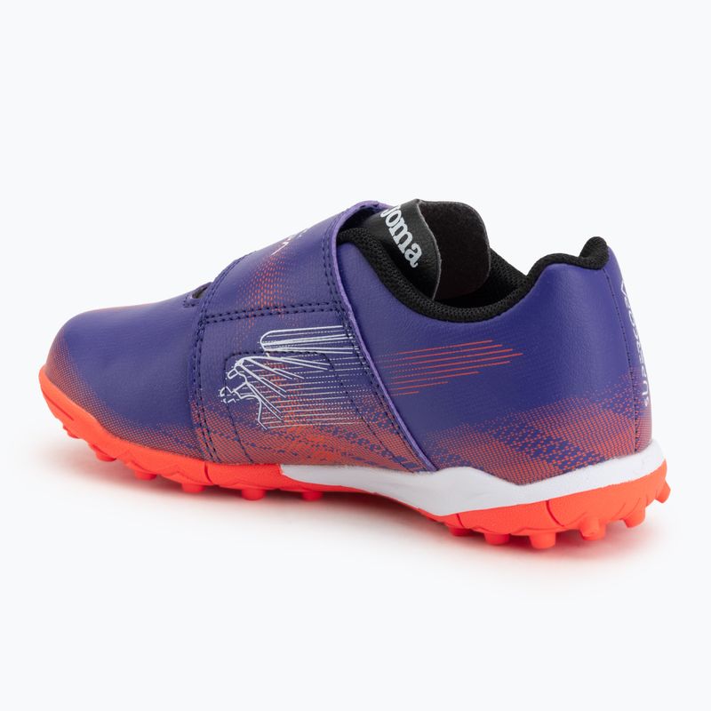 Scarpe da calcio per bambini Joma Supercopa Jr TF purple 3