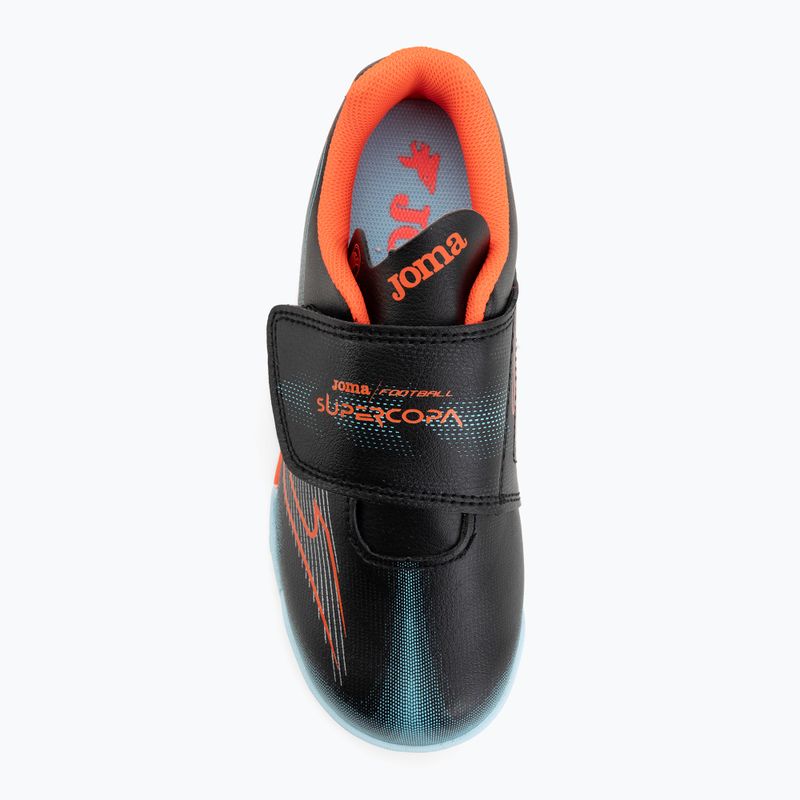 Scarpe da calcio per bambini Joma Supercopa Jr TF black 5